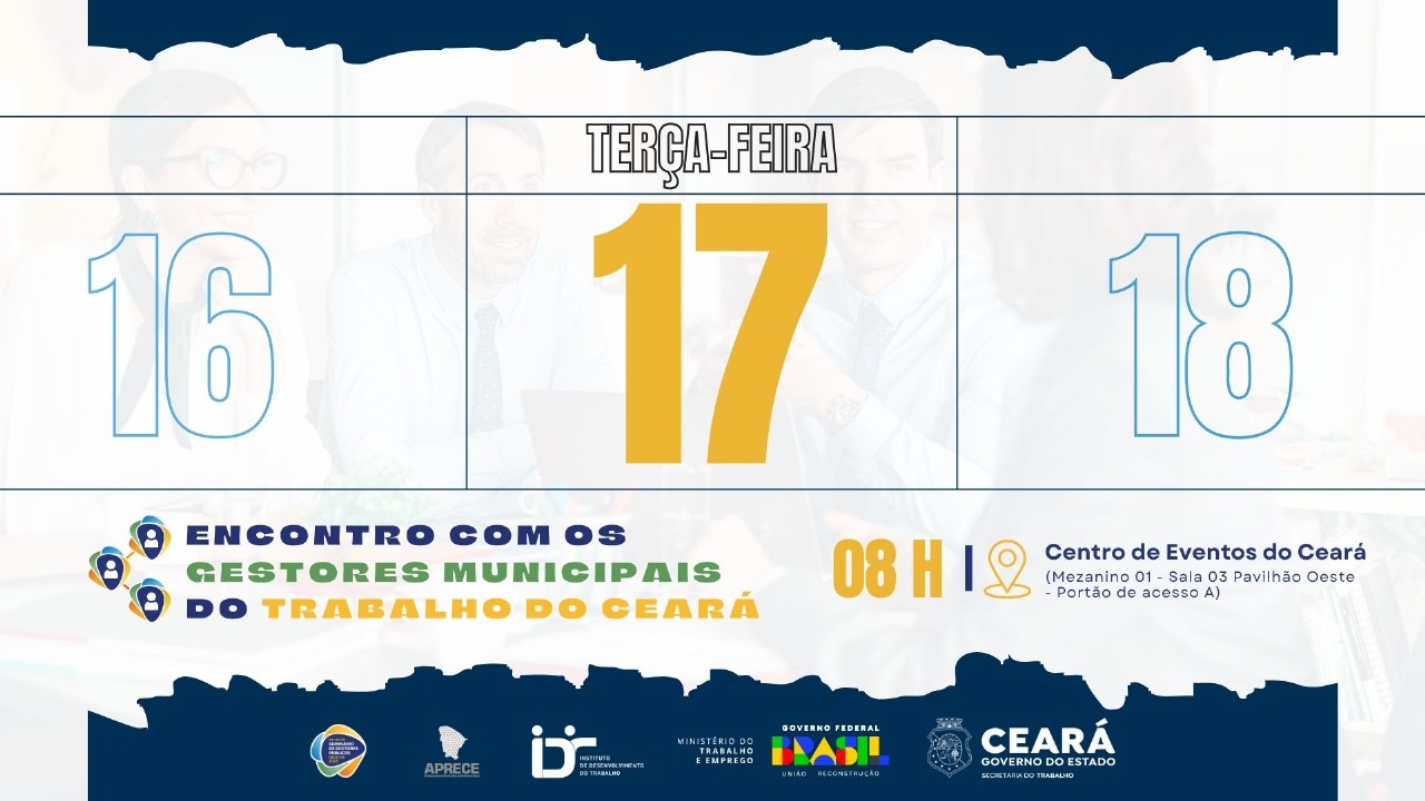 XIII Seminário Gestores Públicos debaterá políticas do trabalho